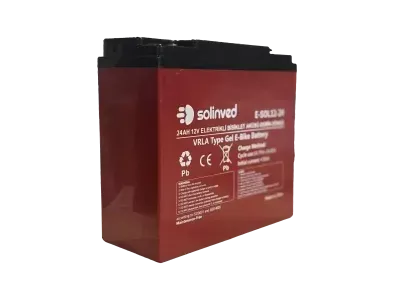 12V 24AH VRLA Type Elektrikli Bisiklet Aküsü (Premium)