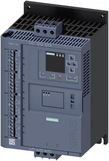 3RW5514-1HA14 YENİ NESİL SIRIUS SOFTSTARTER (YUMUŞAK YOL VERİCİ)  7,5kW; 18A;  AĞIR ŞARTLAR İÇİN