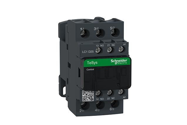 LC1D25M7 Schneider TeSys D kontaktör -3P(3 NA) -AC-3 -= 440 V 25 A -220 V AC bobin