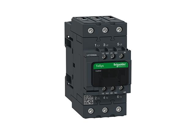 LC1D50AM7 Schneider TeSys D kontaktör -3P(3 NA) -AC-3 -= 440 V 50 A -220 V AC 50/60 Hz bobin