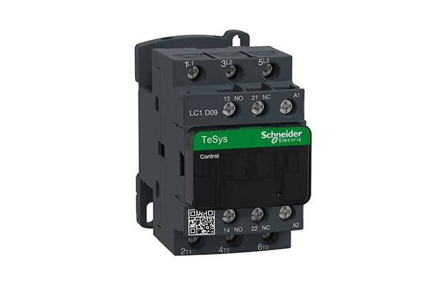 LC1D09M7 Schneider TeSys D kontaktör -3P(3 NA) -AC-3 -= 440 V 9 A -220 V AC bobin