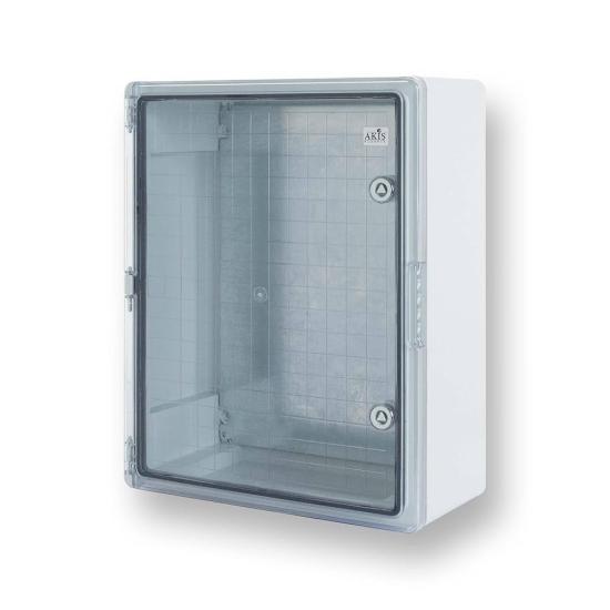 250x350x150 Boyutlarında Plastik Pano Taban Sacı Mevcuttur (Şeffaf Kapaklı Modeldir)