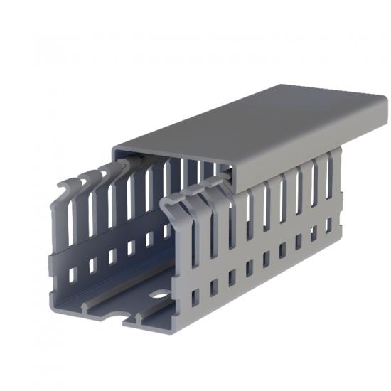 APSG-60080 60x80 DELİKLİ KABLO KANALI (GRİ)