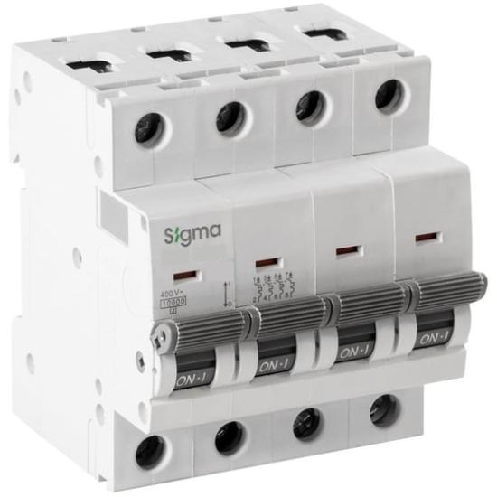 6SM406C Sigma 4X6A 6kA  Otomatik Sigorta C Tip